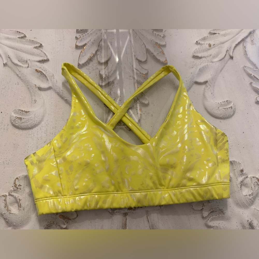 Carbon 38 neon sports bra